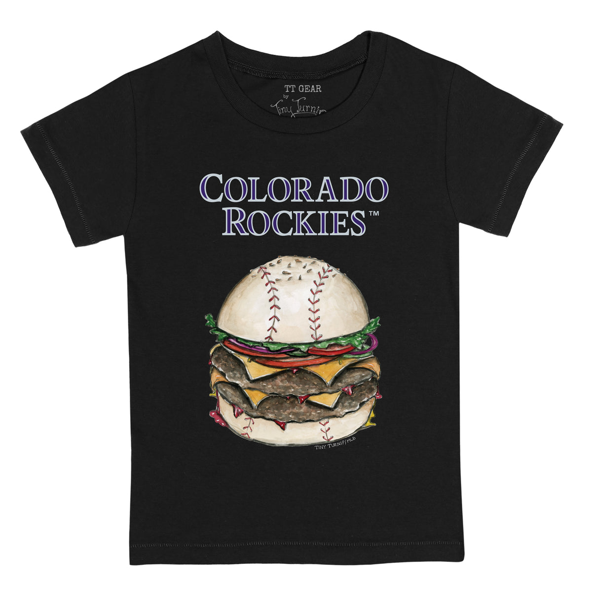 Colorado Rockies Burger Tee Shirt