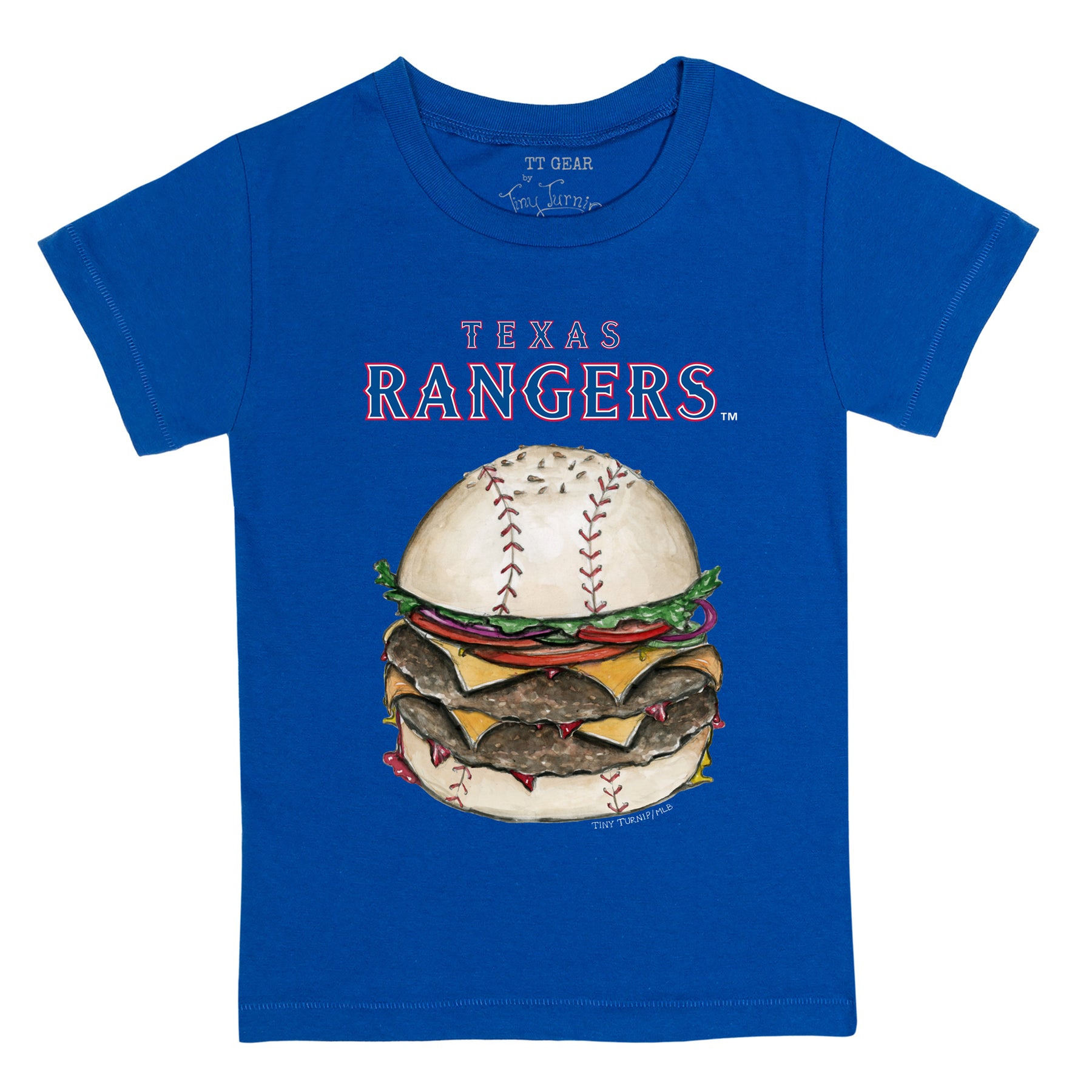 Texas Rangers Burger Tee Shirt