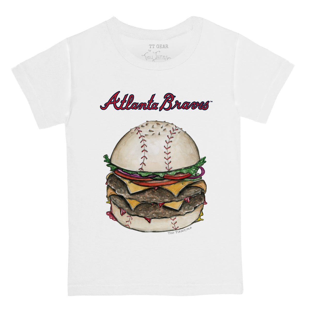 Atlanta Braves Burger Tee Shirt