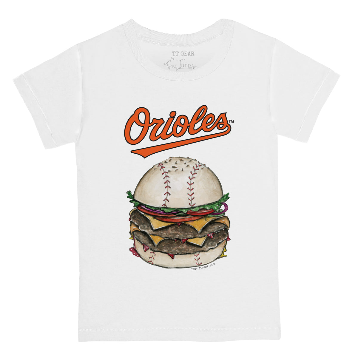 Baltimore Orioles Burger Tee Shirt