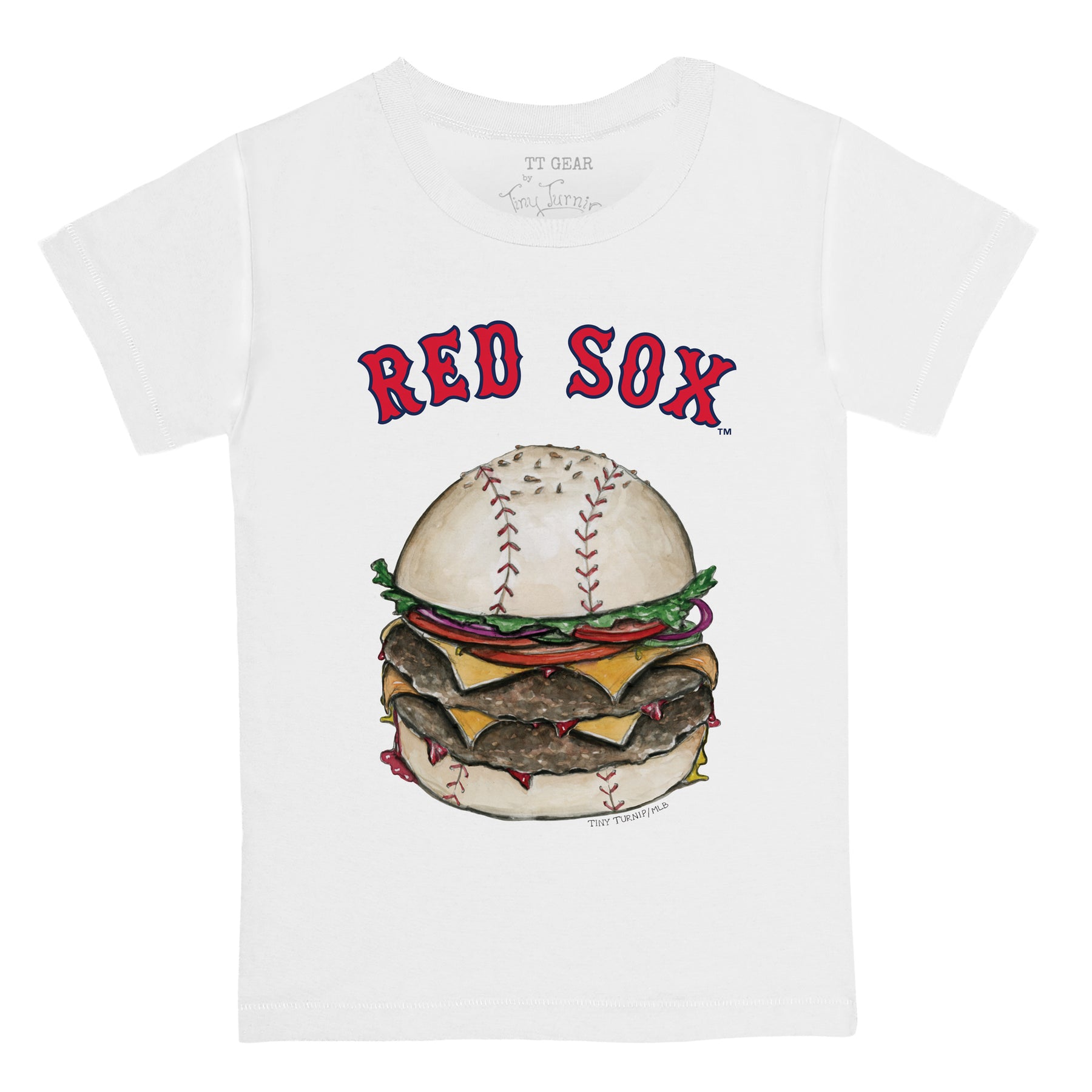 Boston Red Sox Burger Tee Shirt