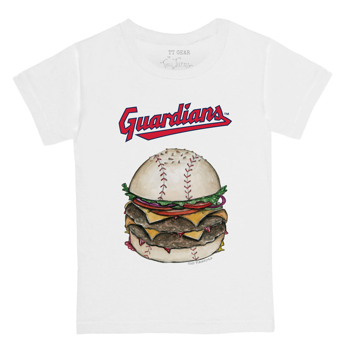 Cleveland Guardians Burger Tee Shirt