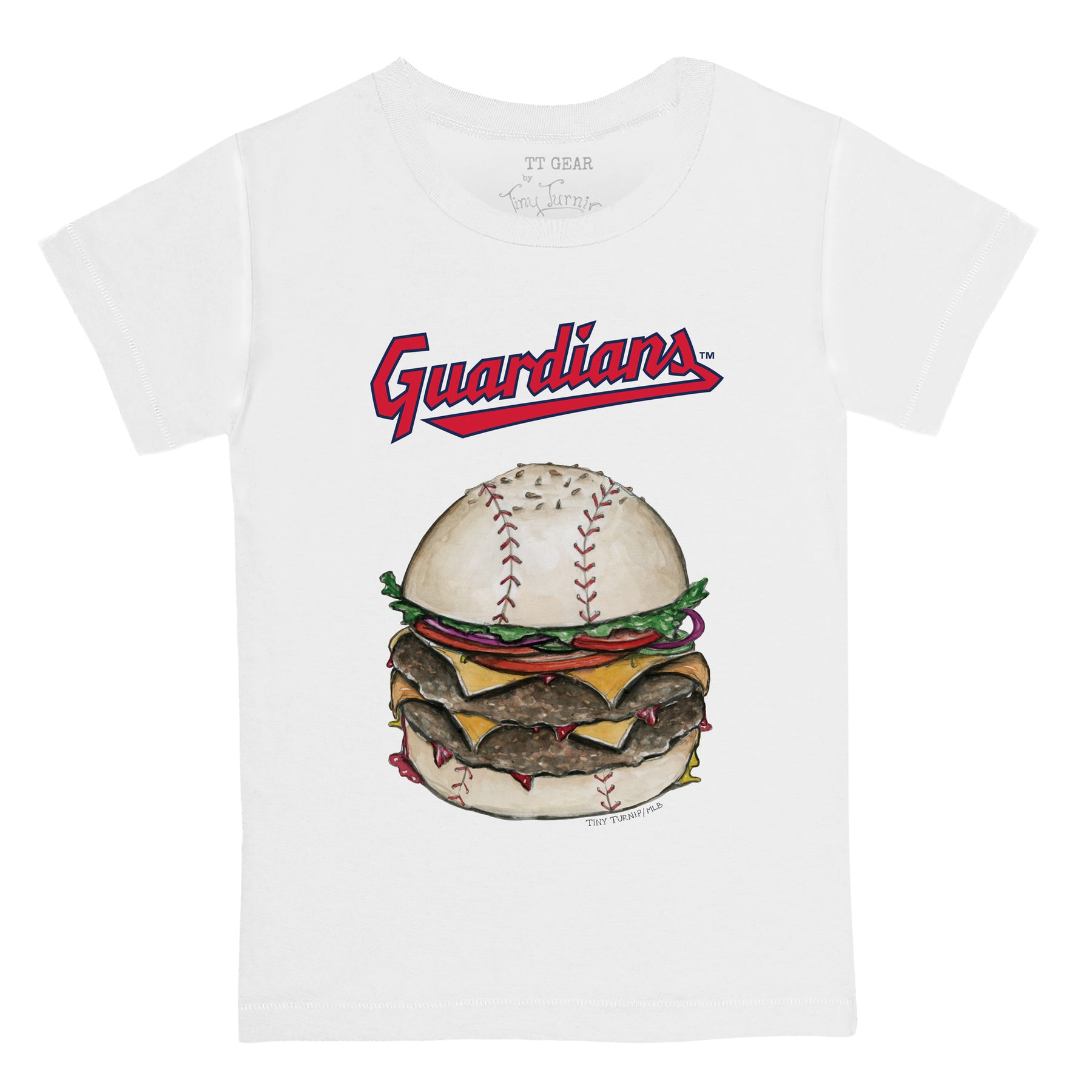 Cleveland Guardians Burger Tee Shirt