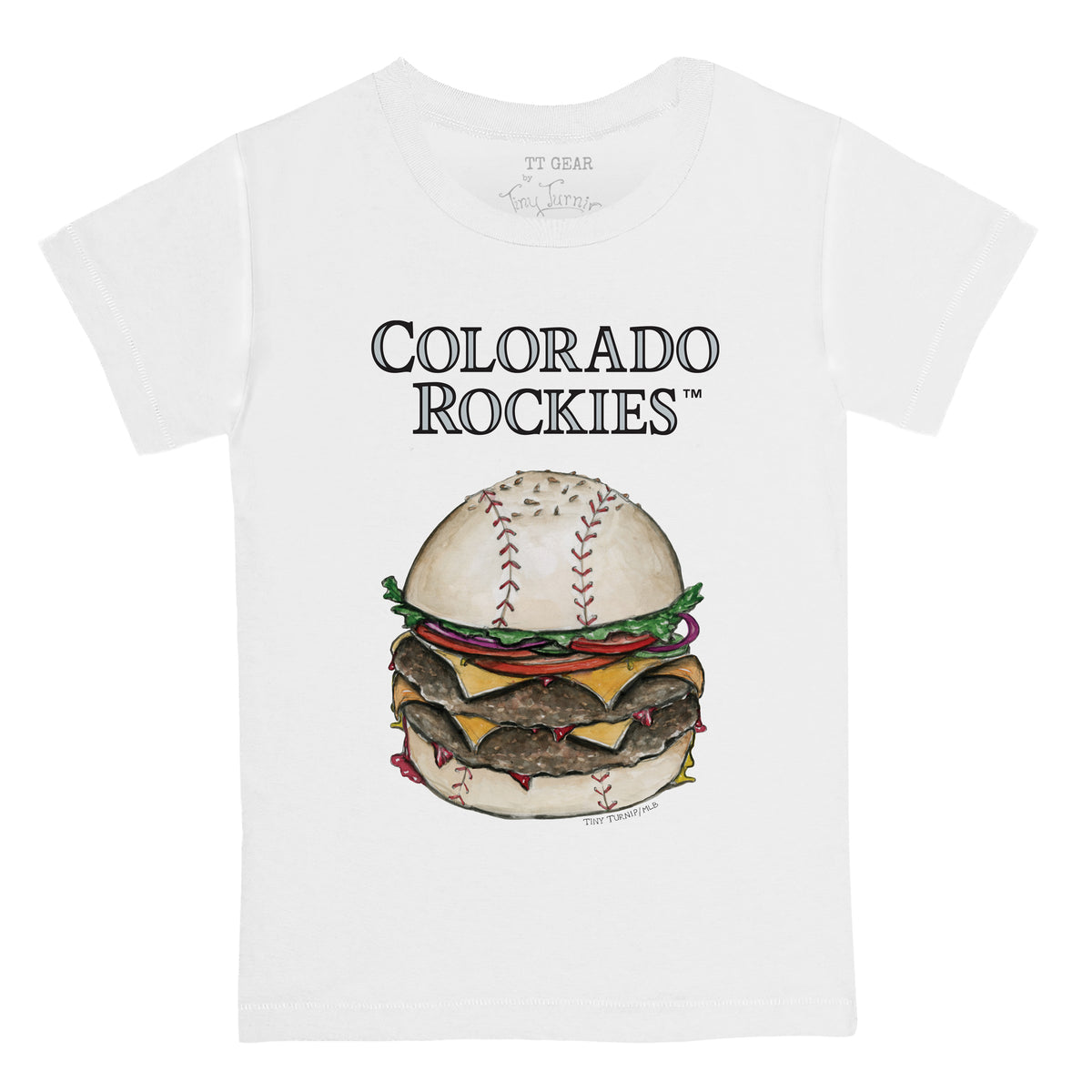 Colorado Rockies Burger Tee Shirt