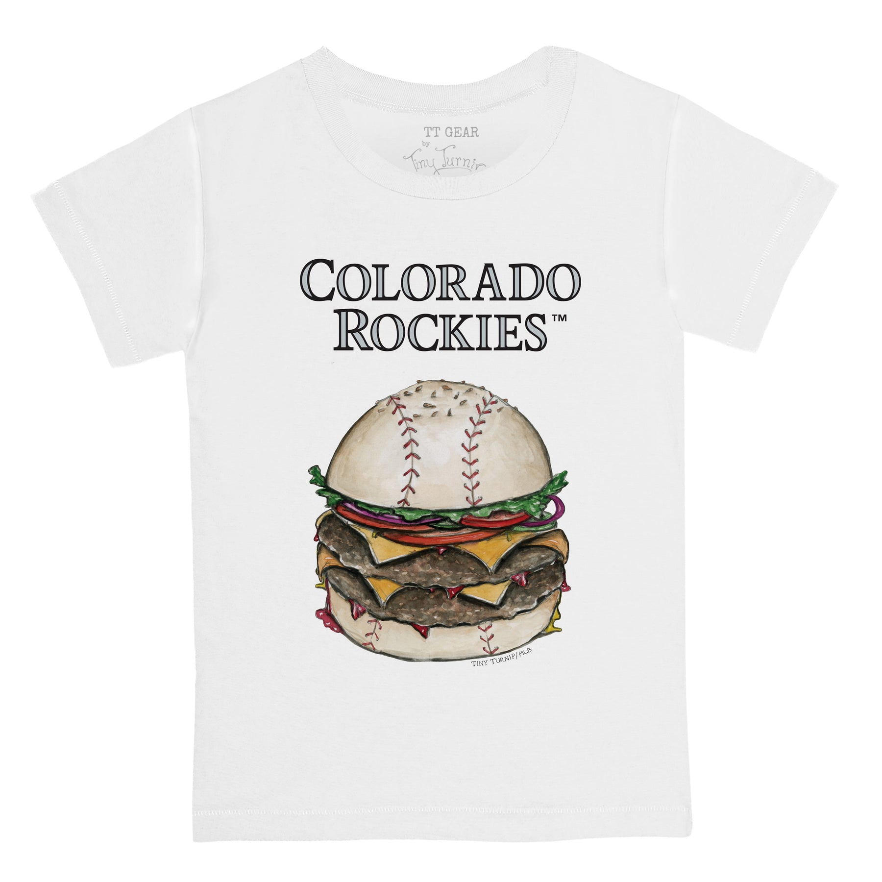 Colorado Rockies Burger Tee Shirt