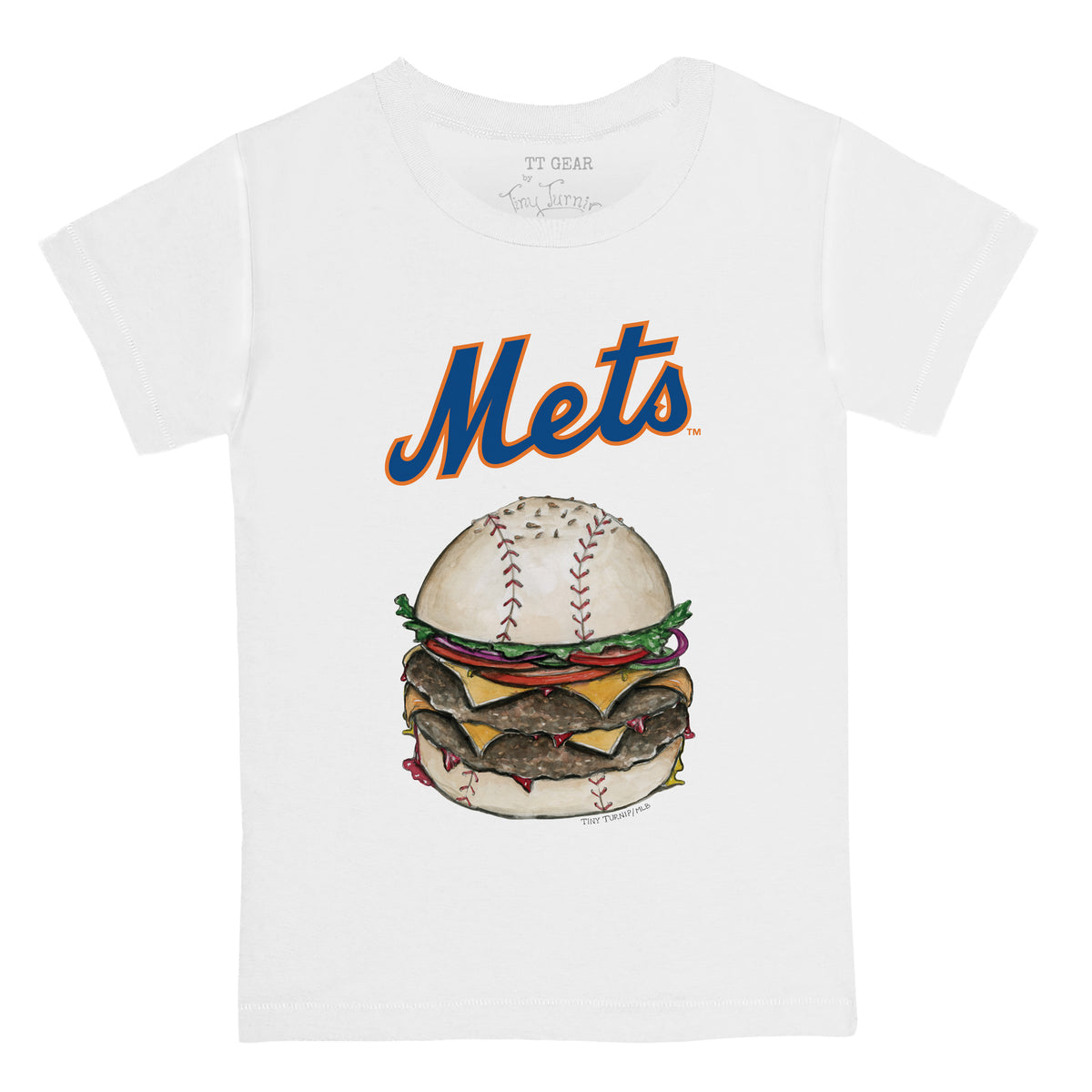 New York Mets Burger Tee Shirt