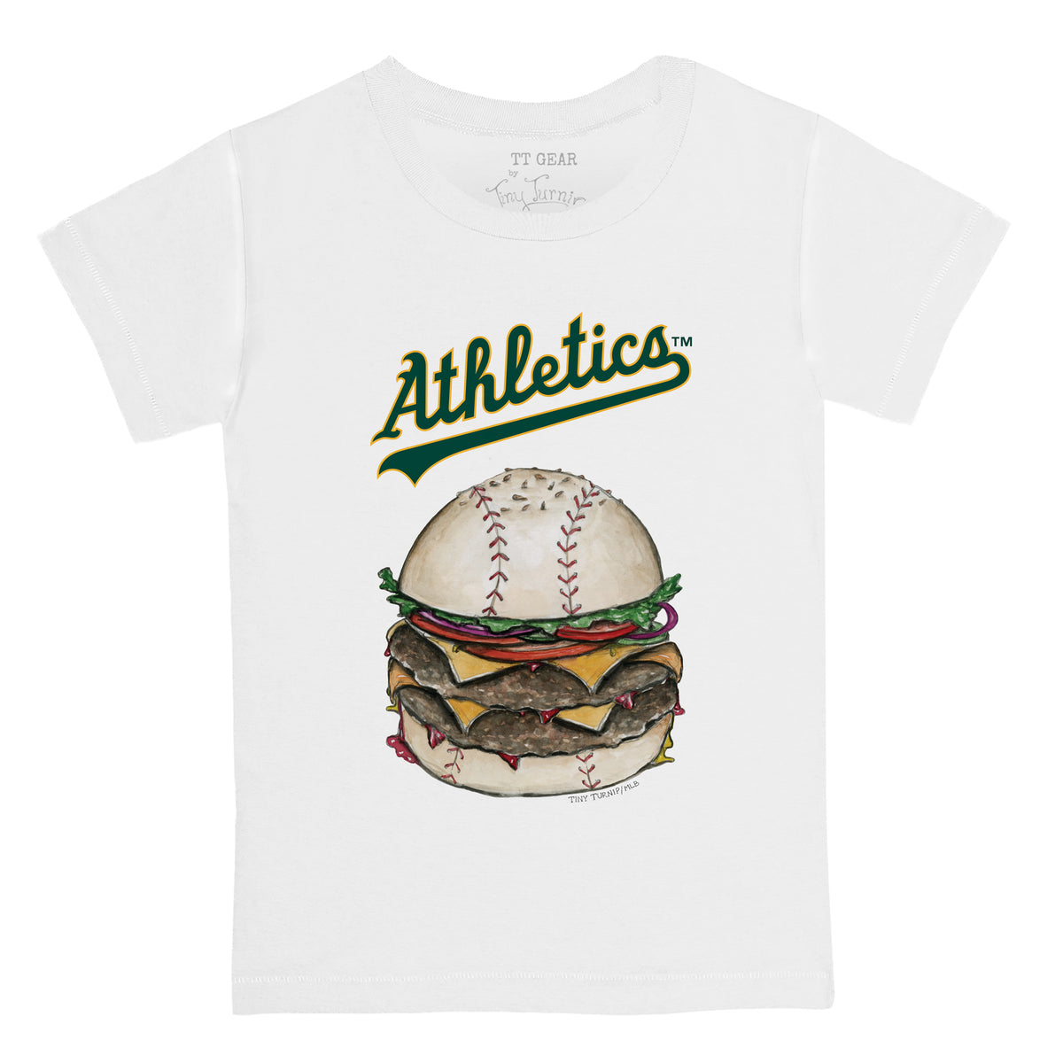 Oakland Athletics Burger Tee Shirt