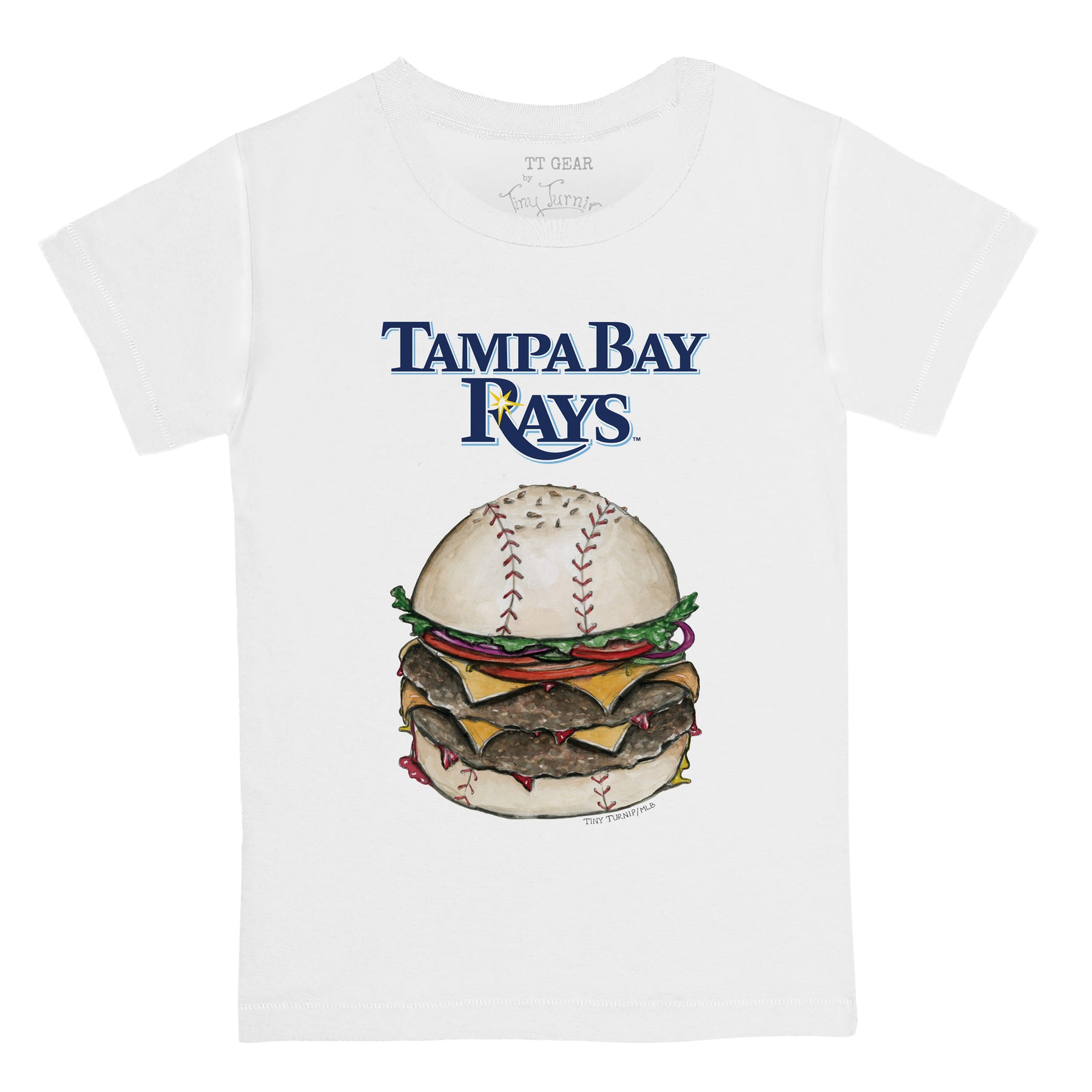 Tampa Bay Rays Burger Tee Shirt