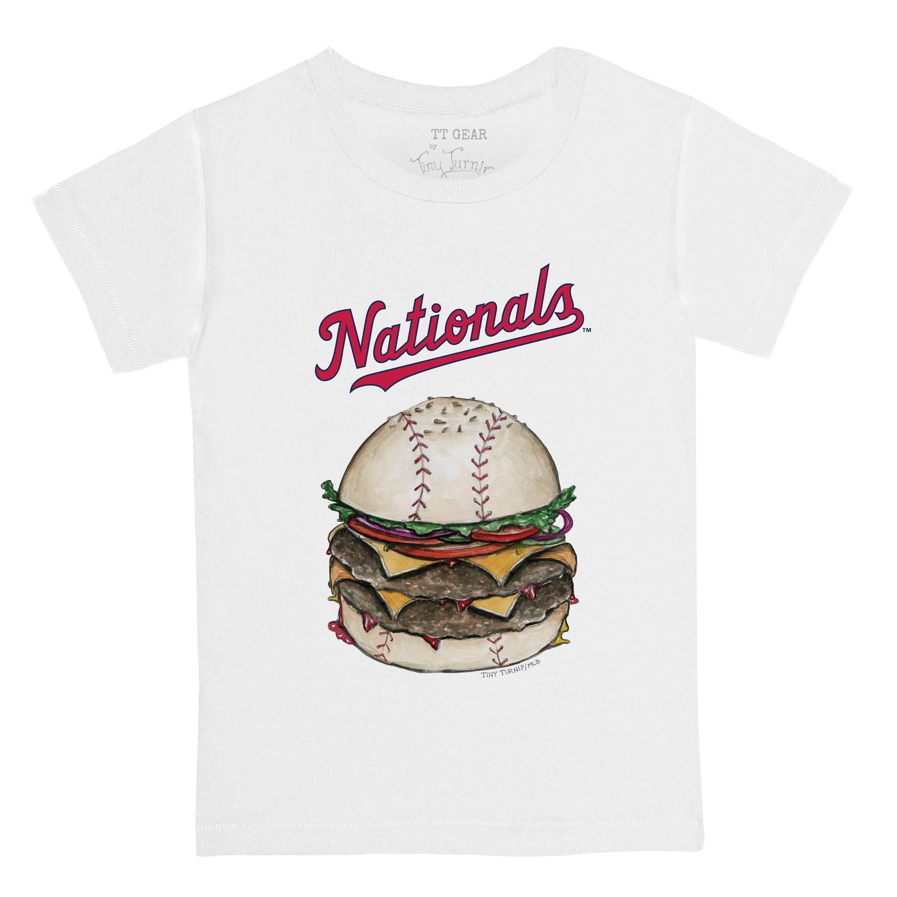 Washington Nationals Burger Tee Shirt