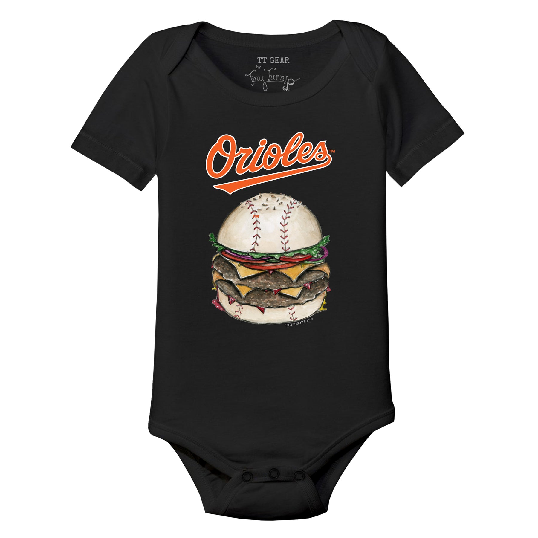 Baltimore Orioles Burger Short Sleeve Snapper