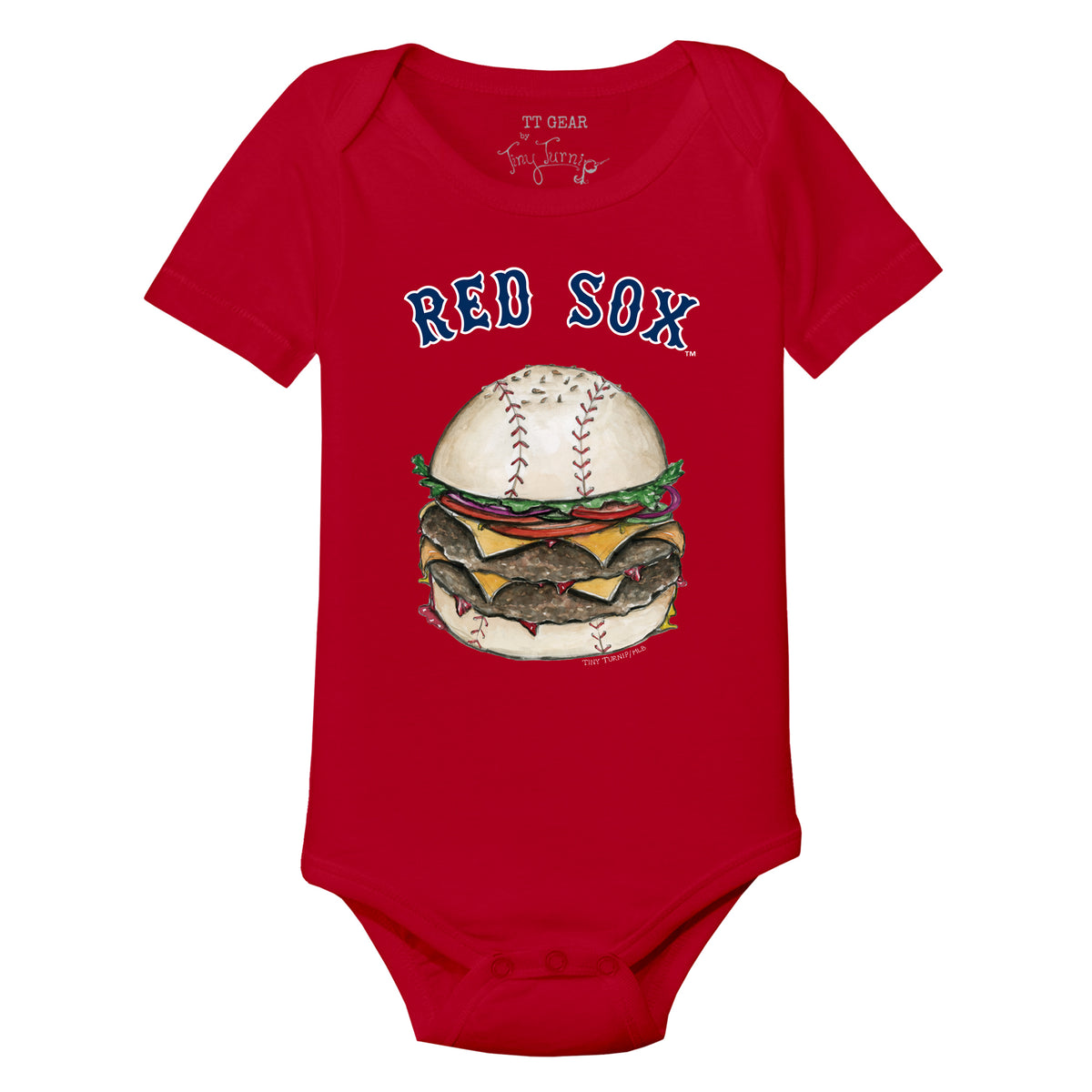 Boston Red Sox Burger Short Sleeve Snapper