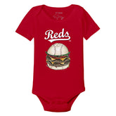 Cincinnati Reds Burger Short Sleeve Snapper