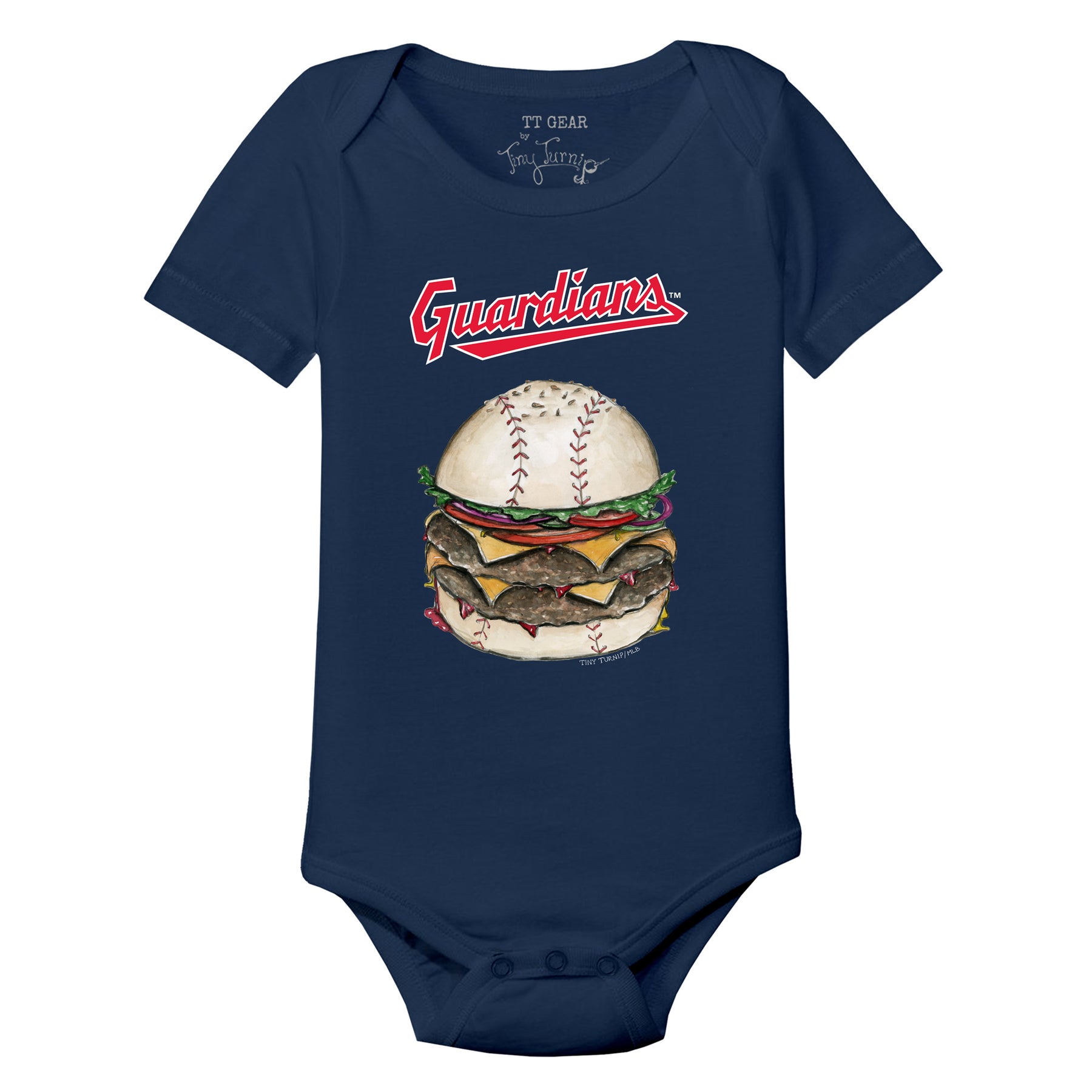 Cleveland Guardians Burger Short Sleeve Snapper