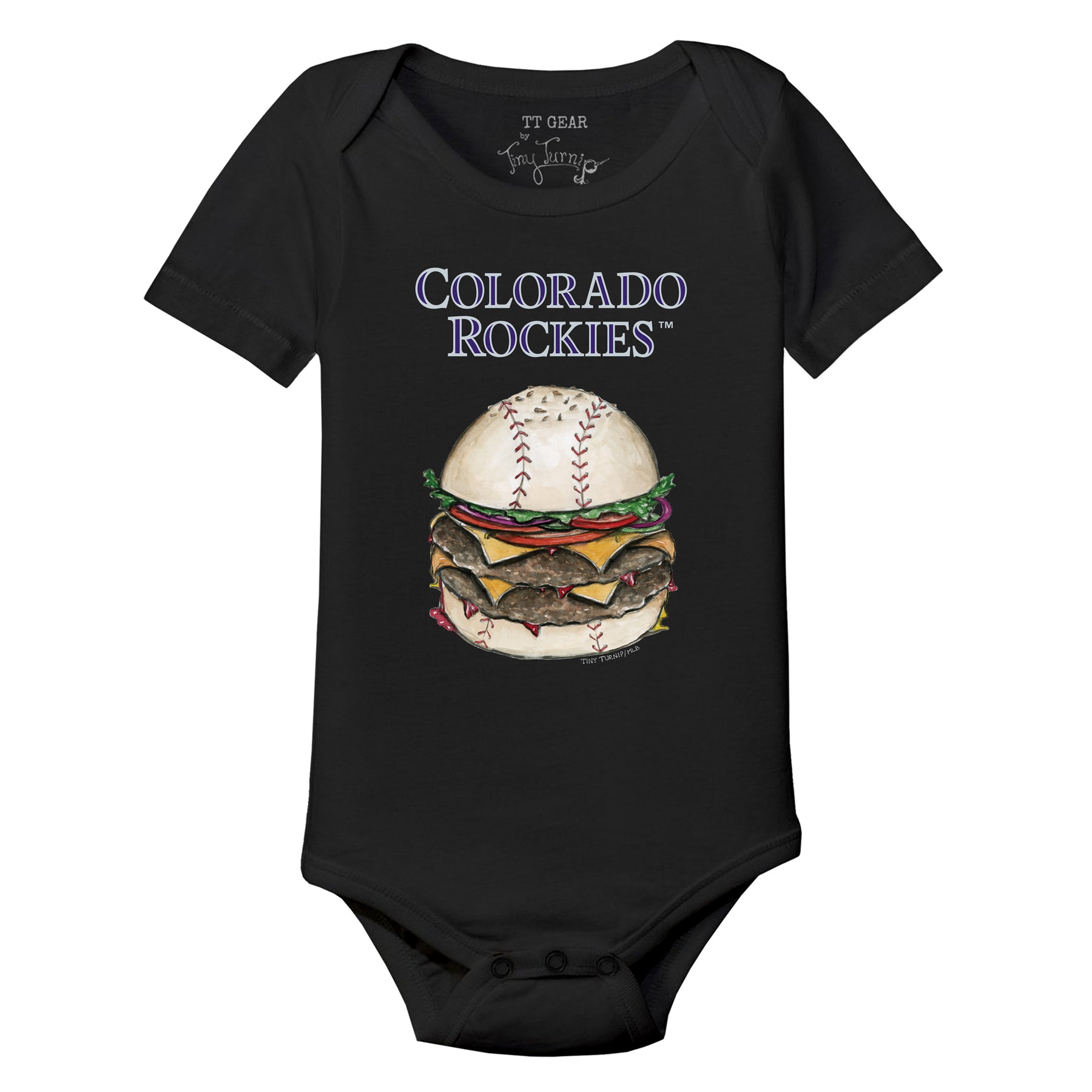 Colorado Rockies Burger Short Sleeve Snapper