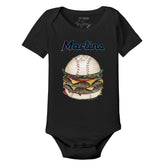 Miami Marlins Burger Short Sleeve Snapper