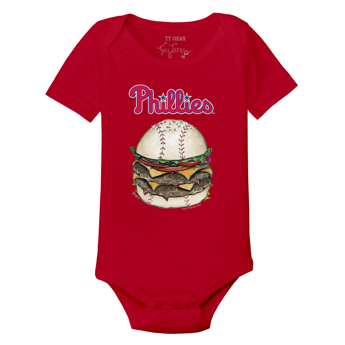 Philadelphia Phillies Burger Short Sleeve Snapper