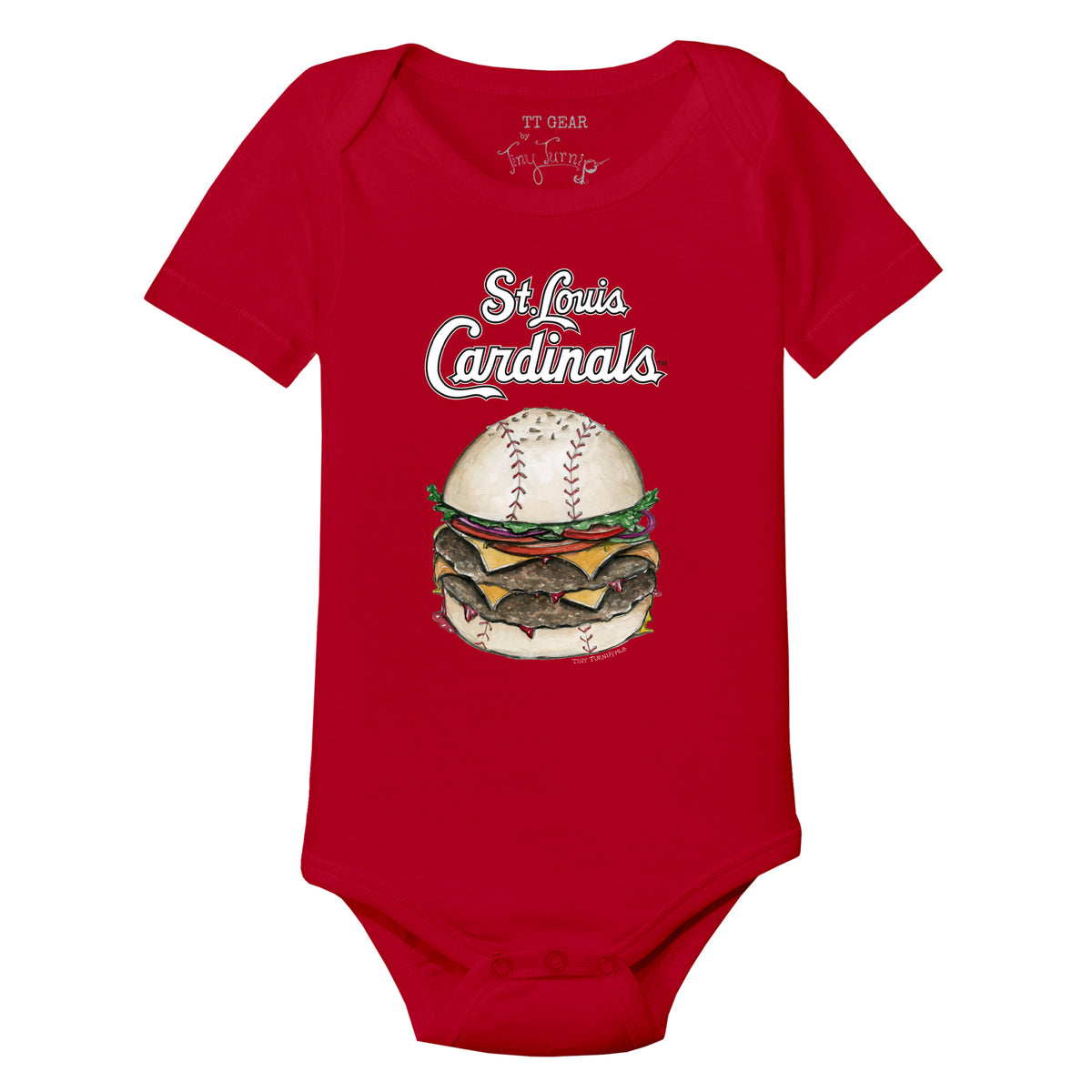 St. Louis Cardinals Burger Short Sleeve Snapper