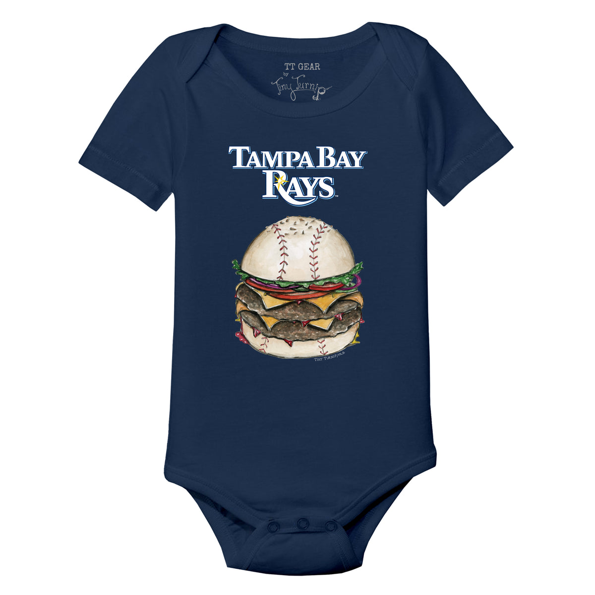Tampa Bay Rays Burger Short Sleeve Snapper