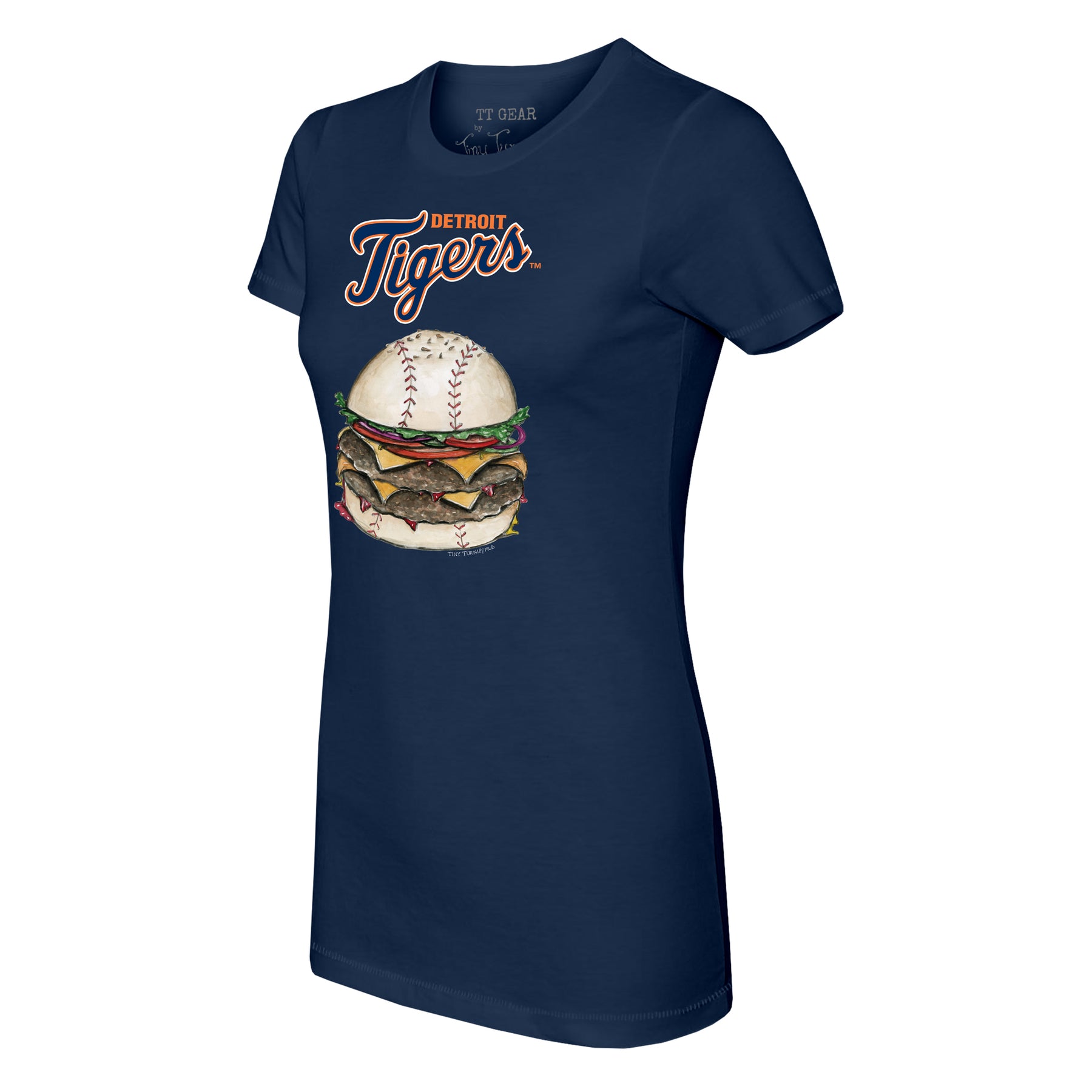 Detroit Tigers Burger Tee Shirt