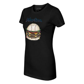 Miami Marlins Burger Tee Shirt