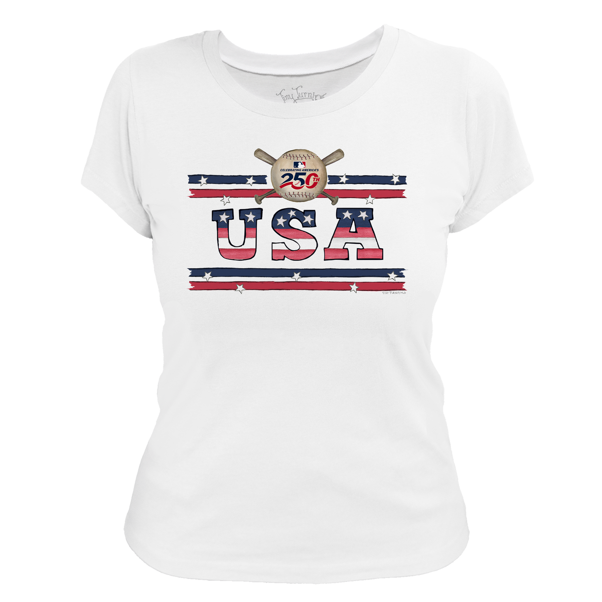 MLB USA 250 Women's Tee Shirt