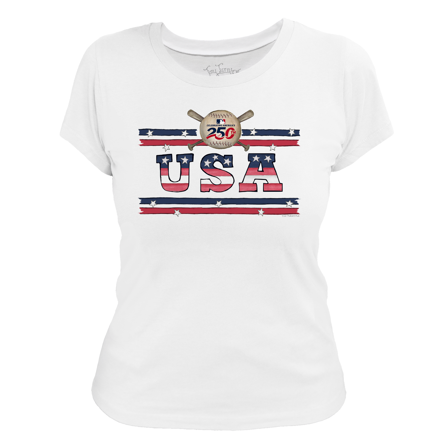 MLB USA 250 Women's Tee Shirt