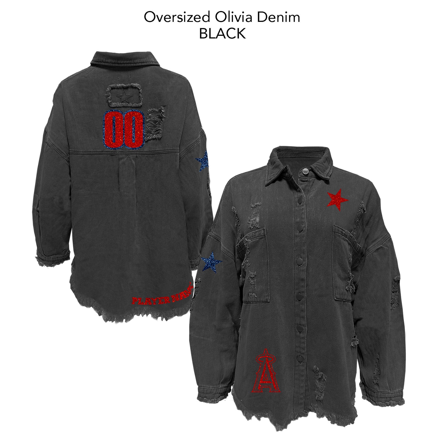 Made-to-Order MLB Team Olivia Lightweight Denim Jacket