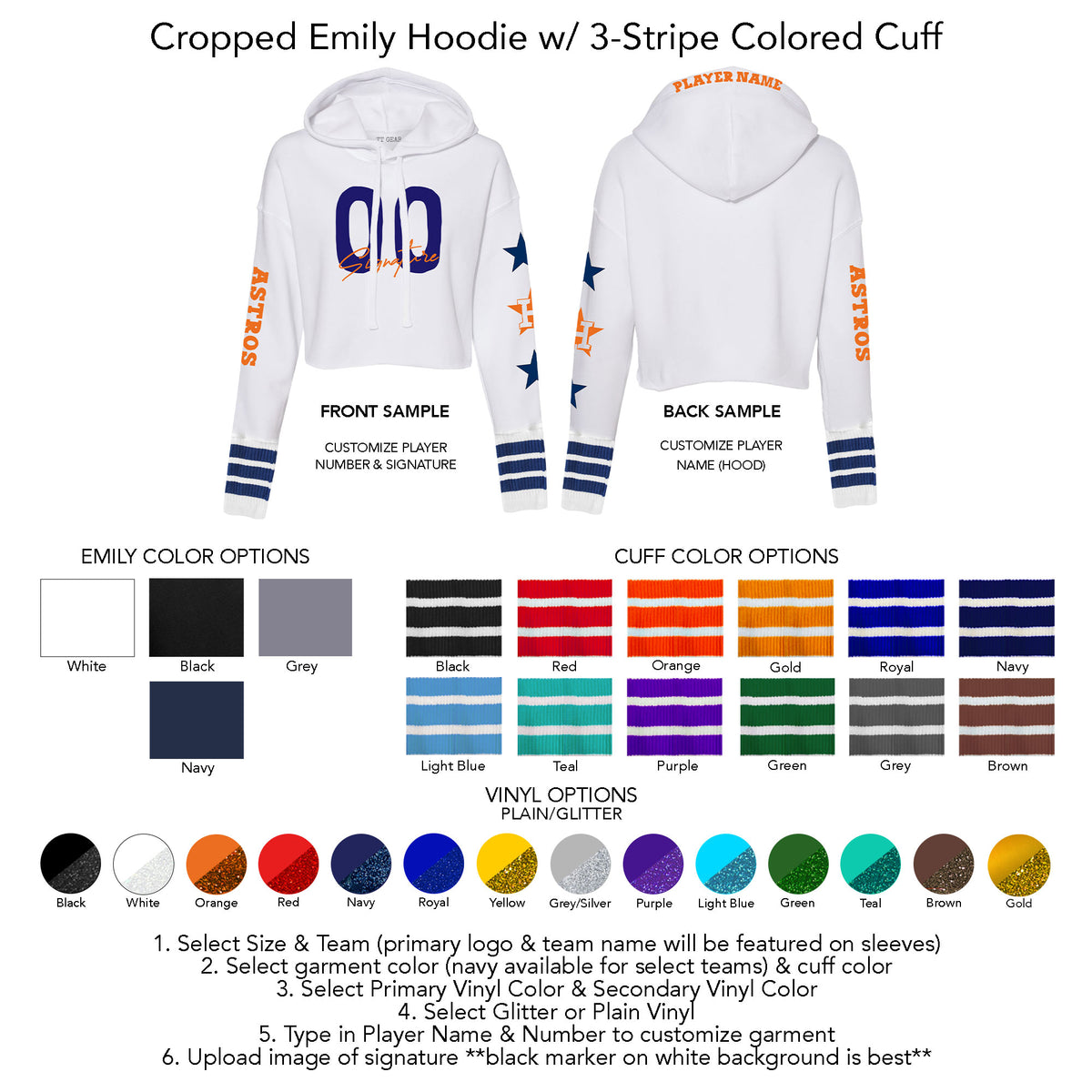 Made-to-Order MLB Team Emily Hoodie