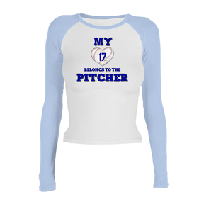 VIP My Heart Belongs Roxy Raglan Long Sleeve - Tiny Turnip