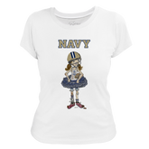 Navy Midshipmen Babes Women's Tee Shirt