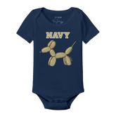 Navy Midshipmen Balloon Dog Short Sleeve Snapper
