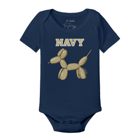 Navy Midshipmen Balloon Dog Short Sleeve Snapper