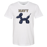 Navy Midshipmen Balloon Dog Unisex Tee Shirt