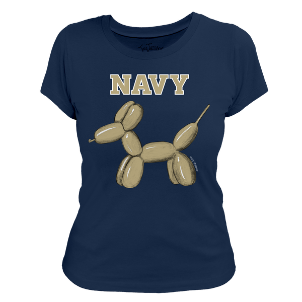 Navy Midshipmen Balloon Dog Women's Tee Shirt