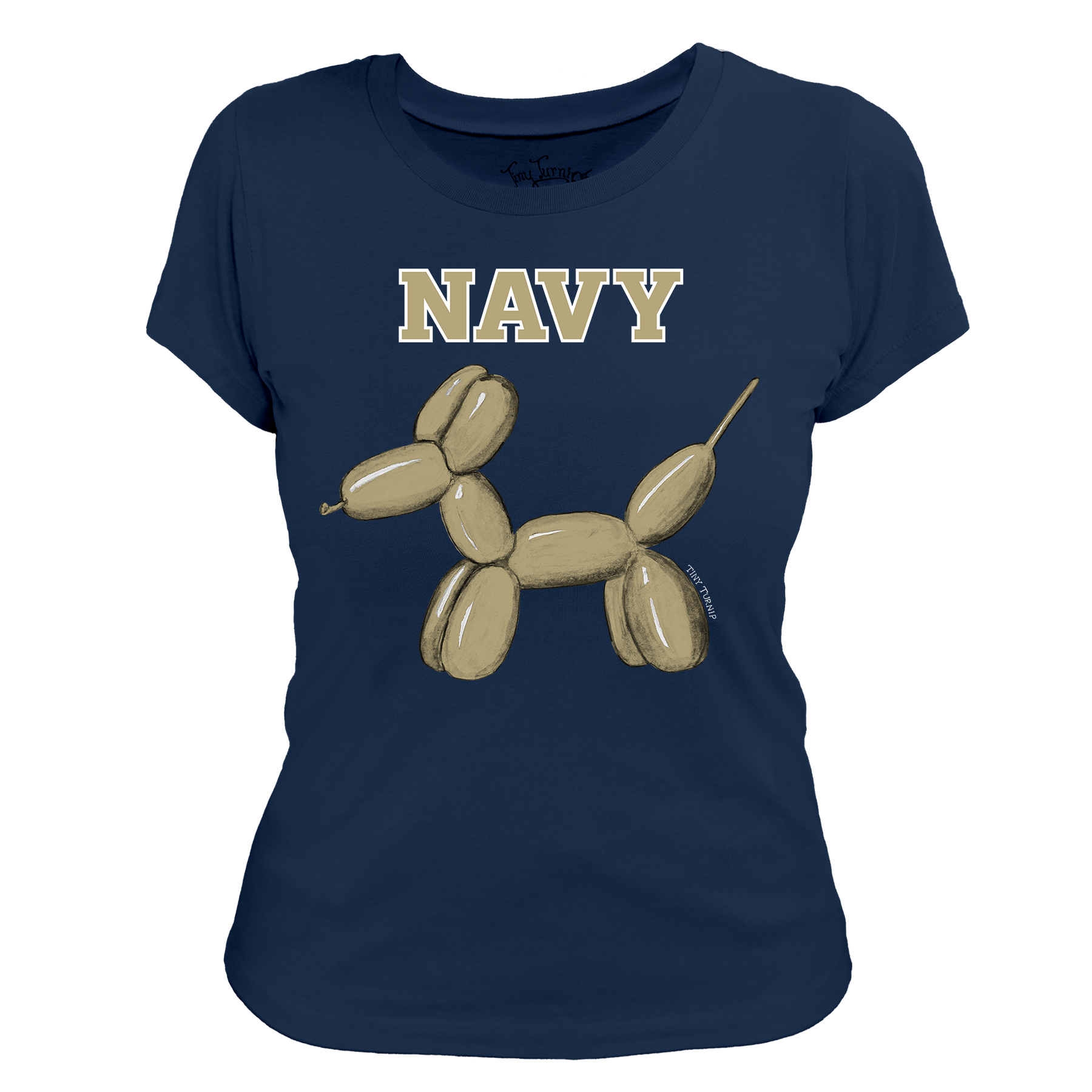 Navy Midshipmen Balloon Dog Women's Tee Shirt