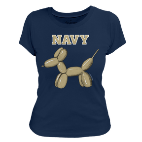 Navy Midshipmen Balloon Dog Women's Tee Shirt