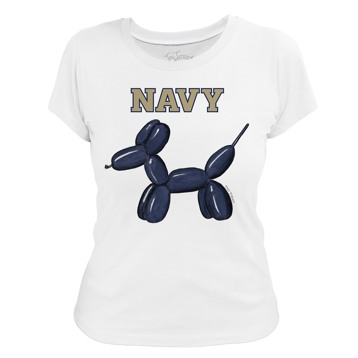 Navy Midshipmen Balloon Dog Women's Tee Shirt
