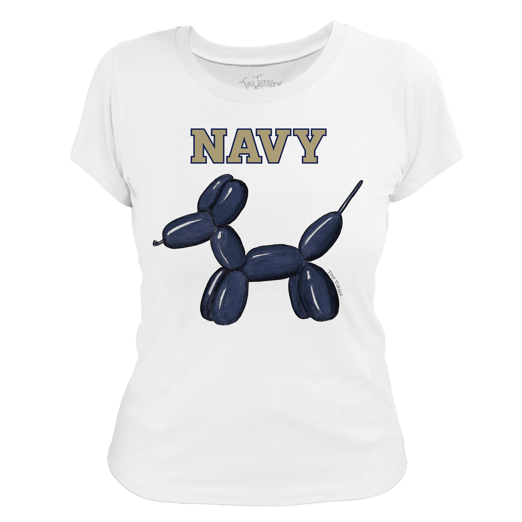Navy Midshipmen Balloon Dog Women's Tee Shirt