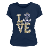 Navy Midshipmen LOVE Women's Tee Shirt