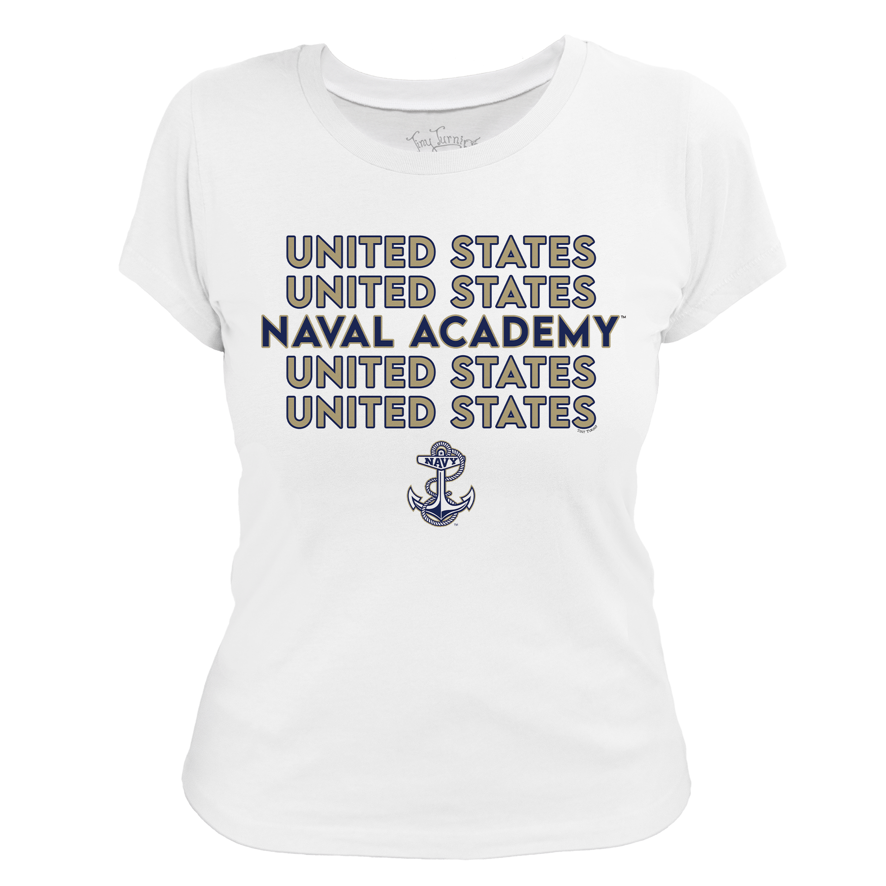 Navy Midshipmen Stacked Women's Tee Shirt