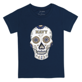 Navy Midshipmen Sugar Skull Kid's Tee Shirt