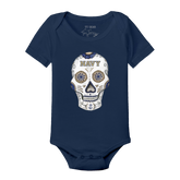 Navy Midshipmen Sugar Skull Short Sleeve Snapper