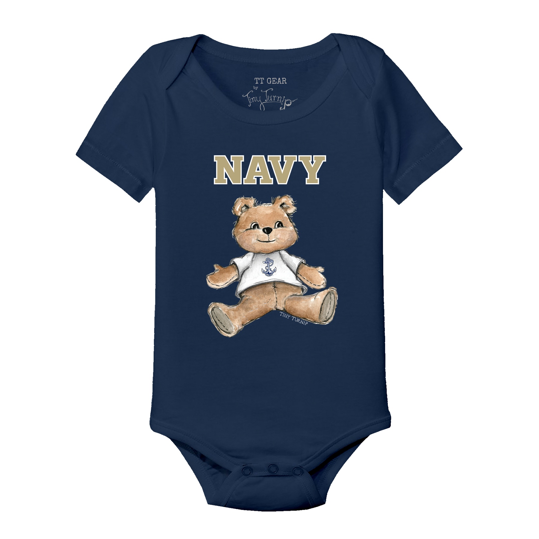 Navy Midshipmen Teddy Short Sleeve Snapper