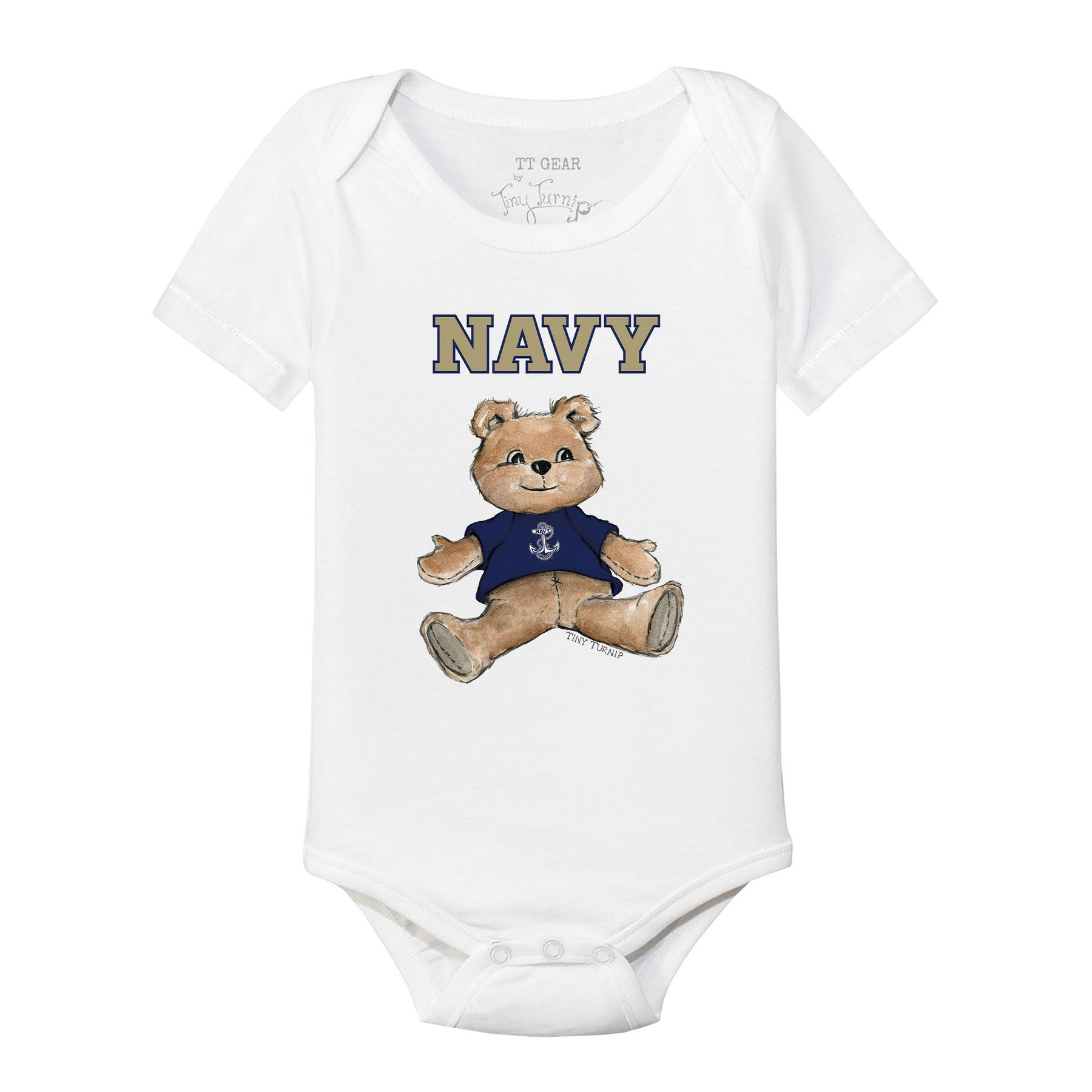 Navy Midshipmen Teddy Short Sleeve Snapper