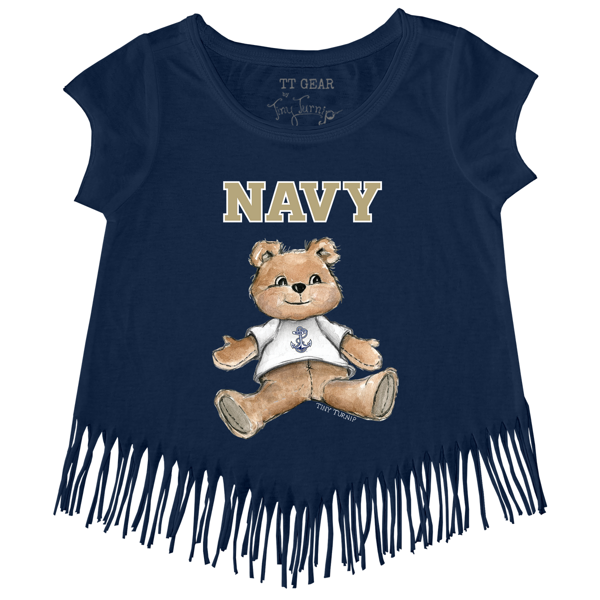 Navy Midshipmen Teddy Fringe Tee