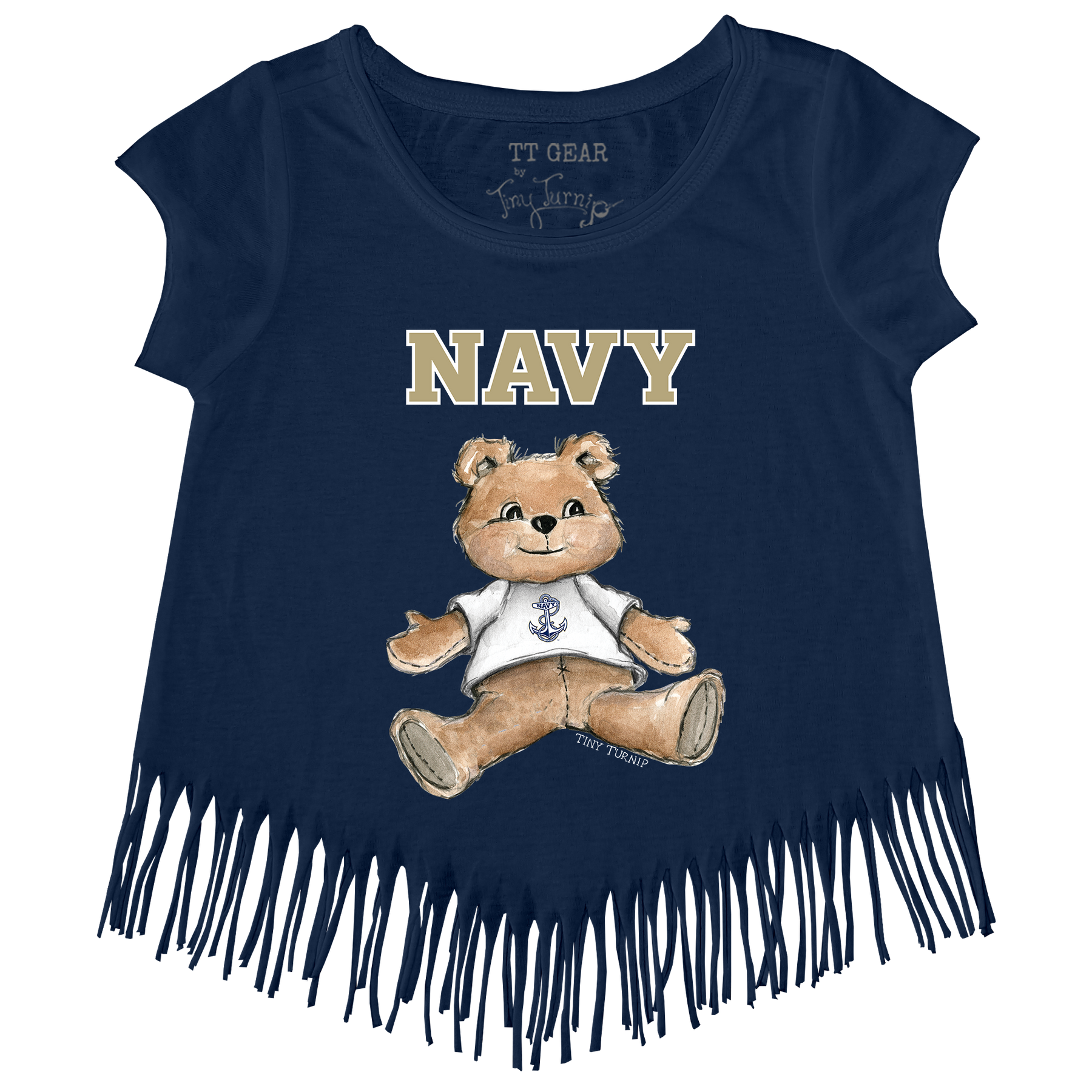Navy Midshipmen Teddy Fringe Tee