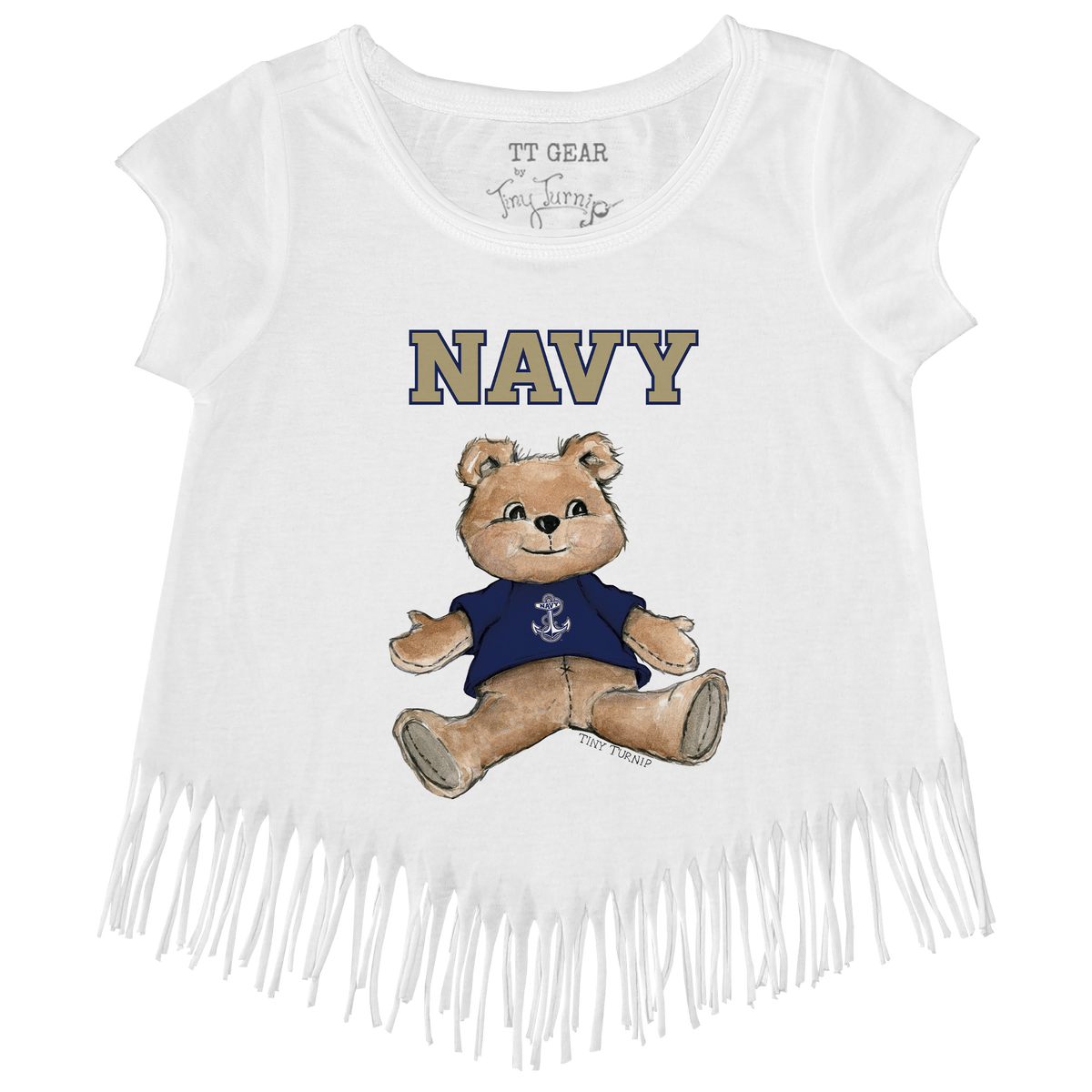 Navy Midshipmen Teddy Fringe Tee