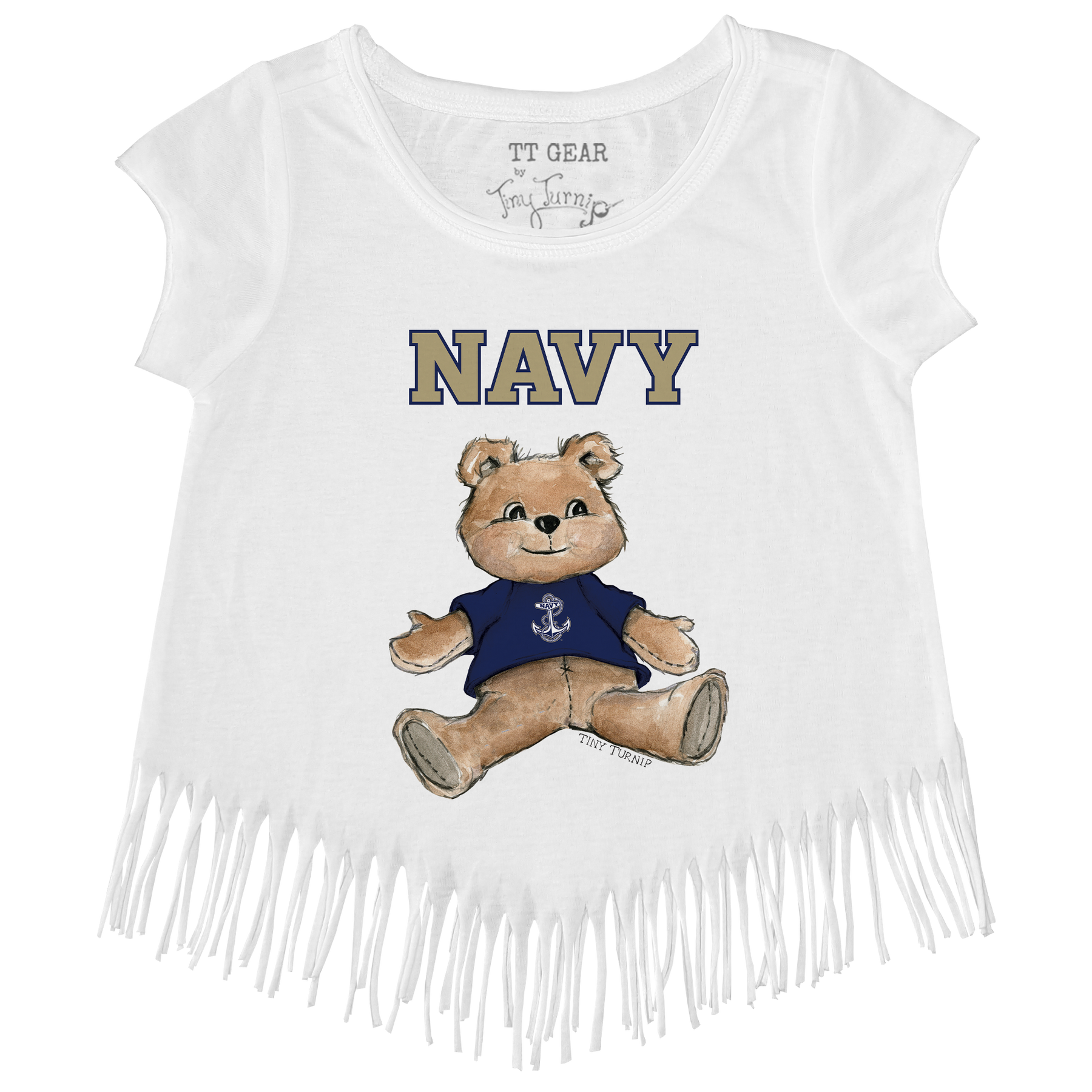 Navy Midshipmen Teddy Fringe Tee