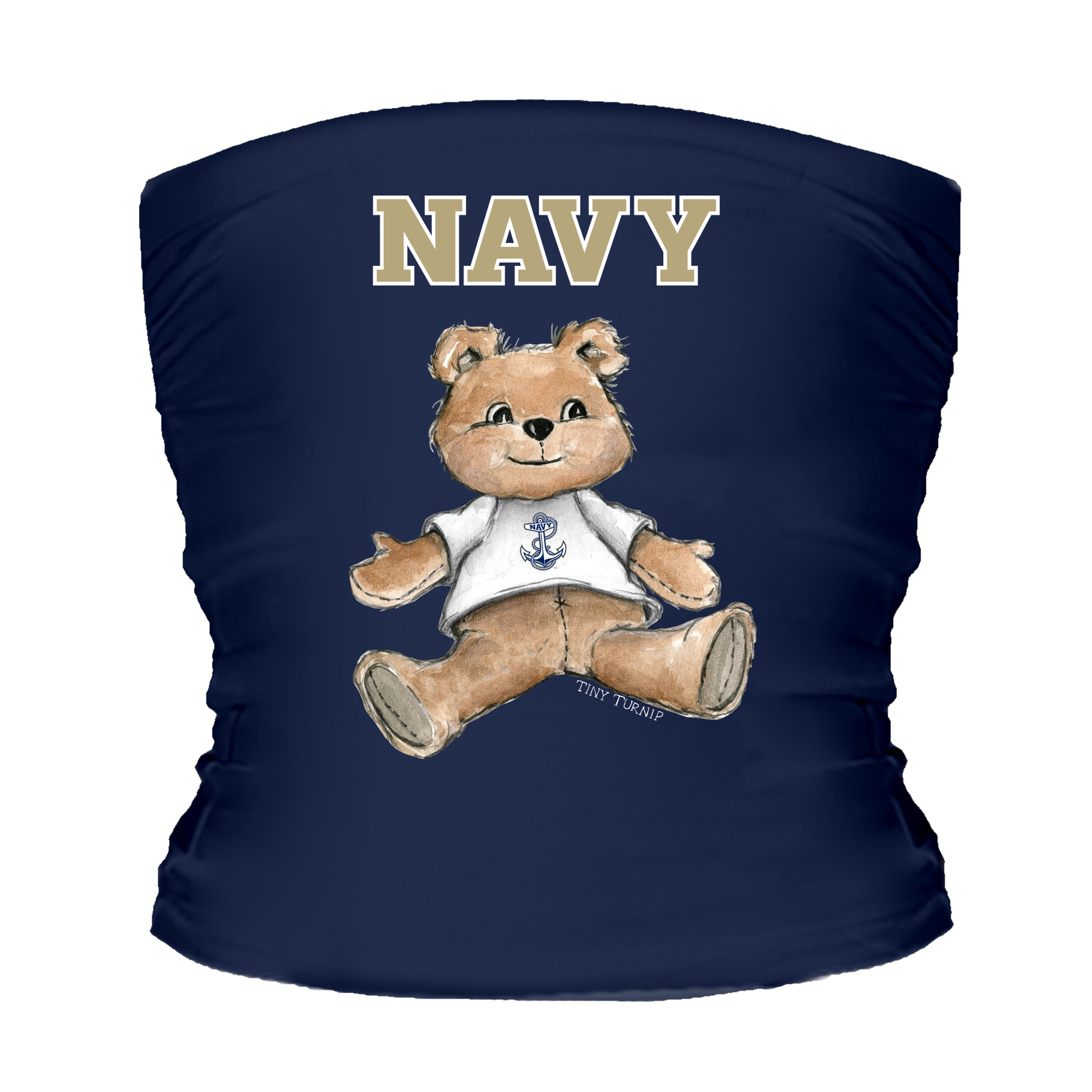 Navy Midshipmen Teddy Tube Top