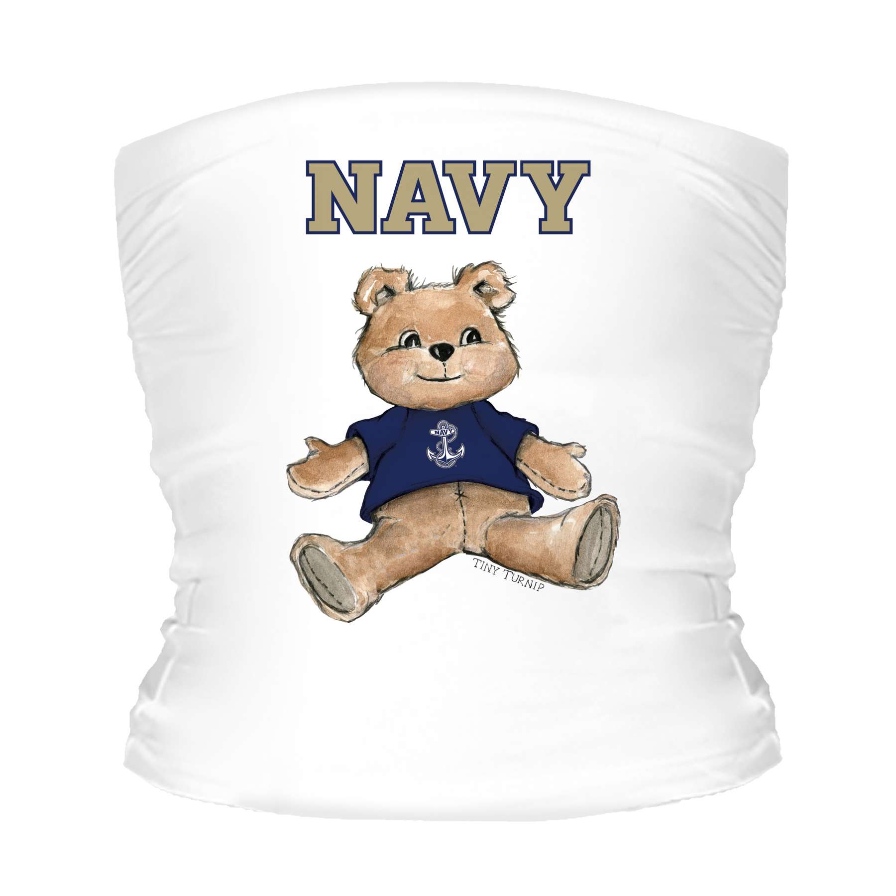 Navy Midshipmen Teddy Tube Top